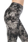 Yoga Style Banded Lined Multi Printed Knit Legging With High Waist