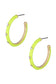 Color Metal Hoop Earring