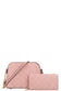 2in1 Quilt Stitching Crossbody Bag With Wallet Set