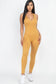 Racer Back Bodycon Jumpsuit