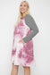 Round Neck Tie Dye Dress