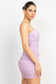 Hook & Eye Ruched Cami Mini Dress
