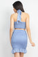 Halter Neck Crop Top & Skirts Set