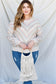 Plus Stripe Knit Cotton Blend Long Sleeve Top