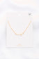 Curved Cross Pendant Necklace