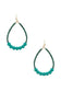 Clay Ball Accent Beads Teardrop Earring
