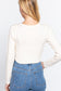 Long Slv Round Neck Viscose Sweater