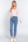 Long Sleeve V-neck Cable Sweater