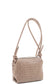 Braid Texture Zipper Crossbody Bag