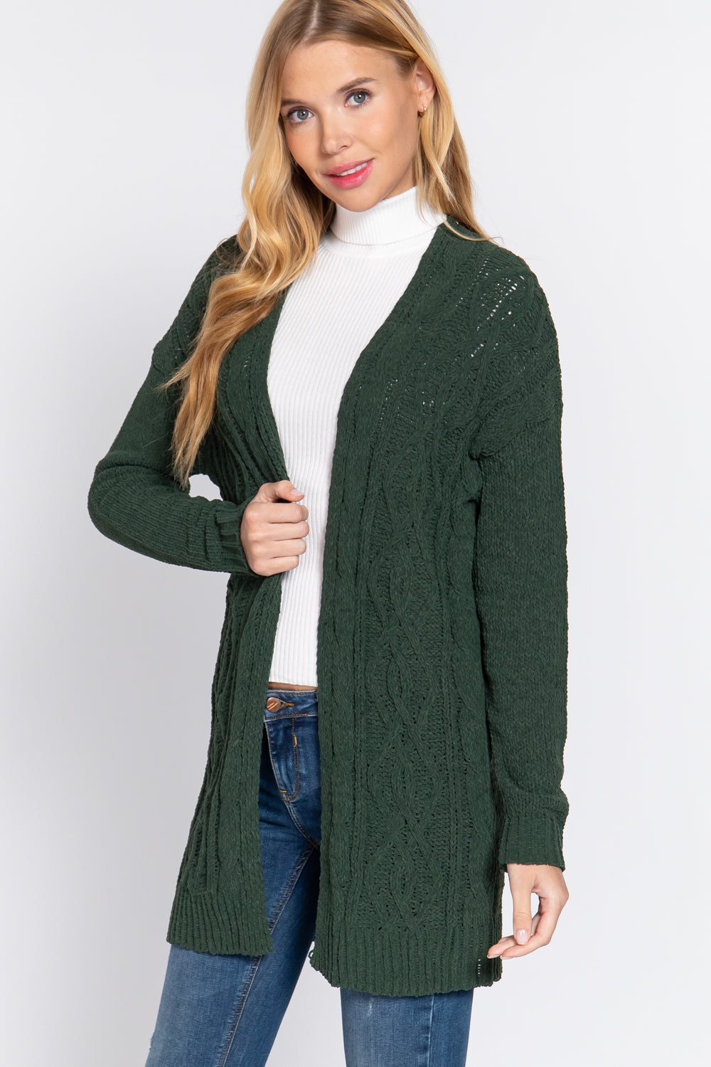 Chenille Sweater Cardigan