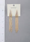 Sodajo Crystal Metal Chain Dangle Earring