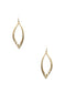 Metal Teardrop Dangle Earring